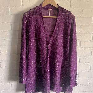 Free People sequence long sleeve top sz XSmall